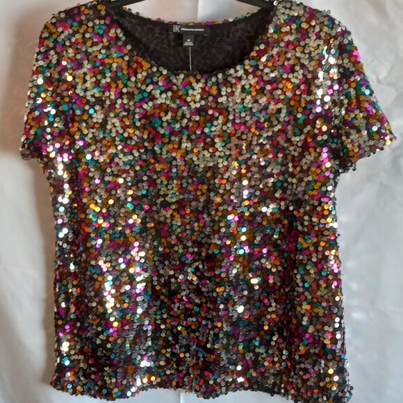 Sequin Covered Blouse - Picture 1 of 7